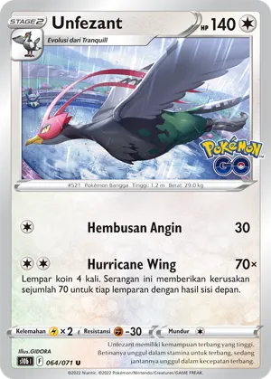 Unfezant (Pokémon GO 064/071)