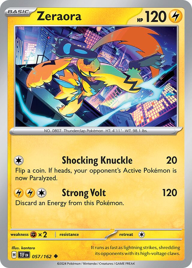 057/162 Zeraora TEF Uncommon