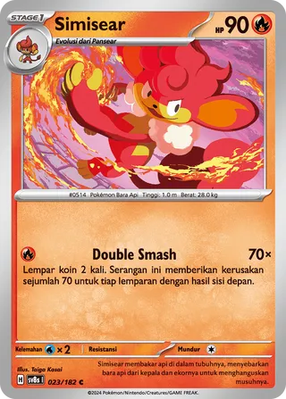 Simisear (Stellar Lightning 023/182)