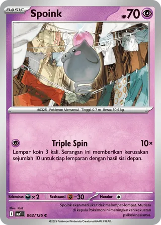 Spoink (Mega Evolution 062/126)