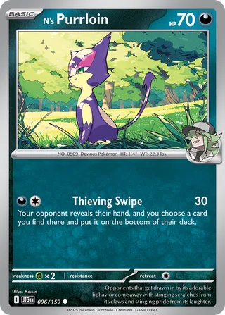 N's Purrloin (Journey Together 096/159)
