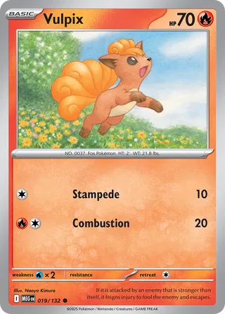 019/132 Vulpix MEG Common