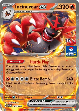 Incineroar ex (Scarlet & Violet Promos 103/SV-P)