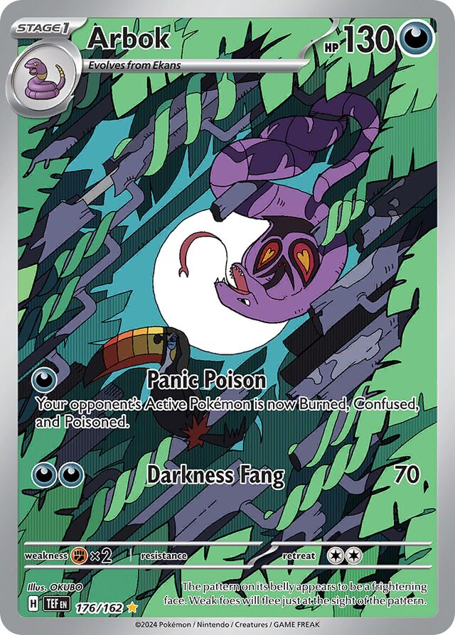 176/162 Arbok TEF Illustration Rare
