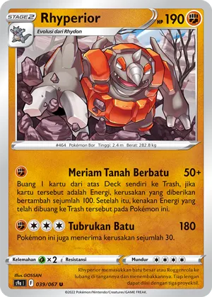 Rhyperior (Battle Region 039/067)