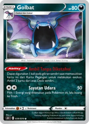 Golbat (Single Strike Master 039/070)