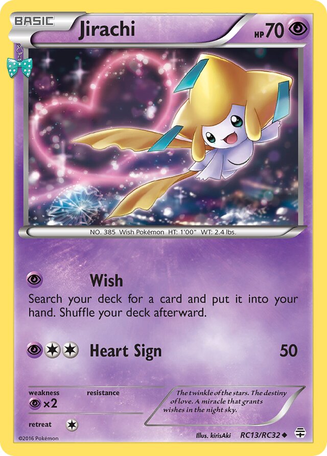 Jirachi Generations Radiant Collection RC13/RC32 Uncommon