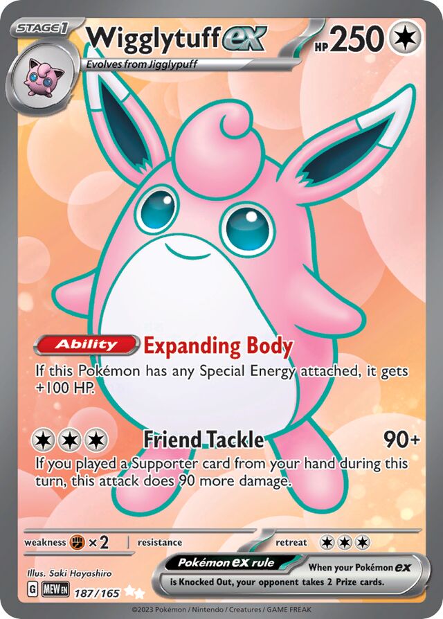 Wigglytuffex 151 187/165 Ultra Rare