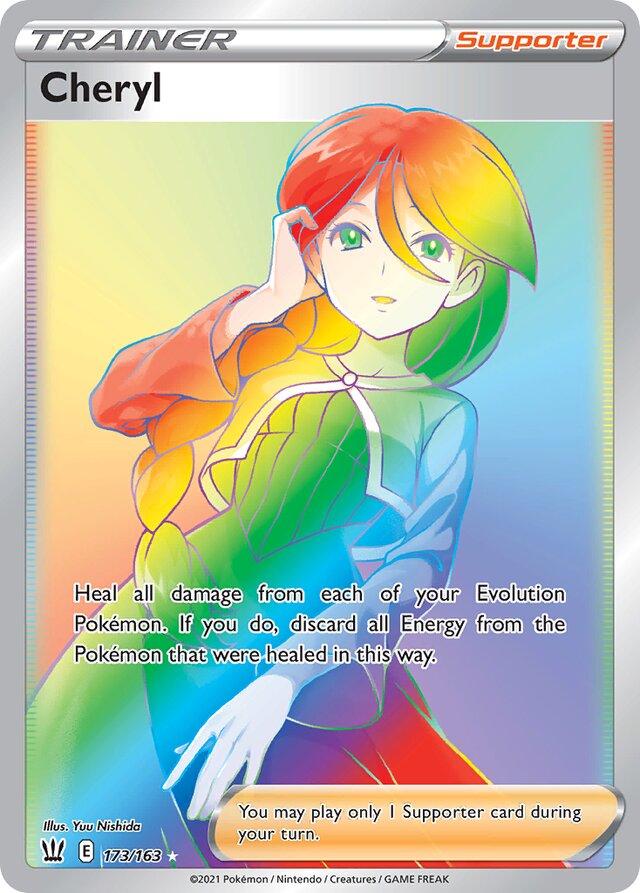 173/163 Cheryl BST Rare Rainbow