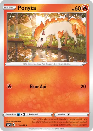 Ponyta (Space Juggler 011/067)