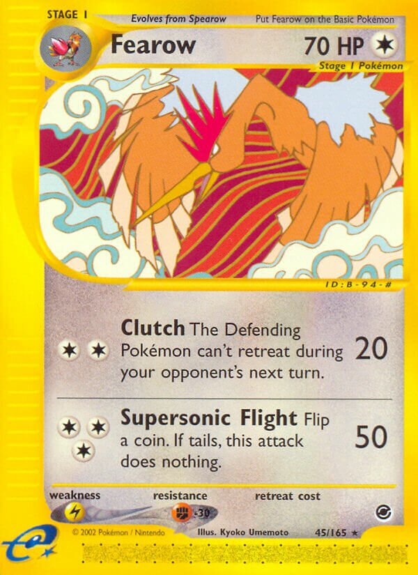 45/165 Fearow EX Rare