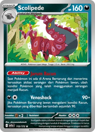 Scolipede (Black & White 112/172)