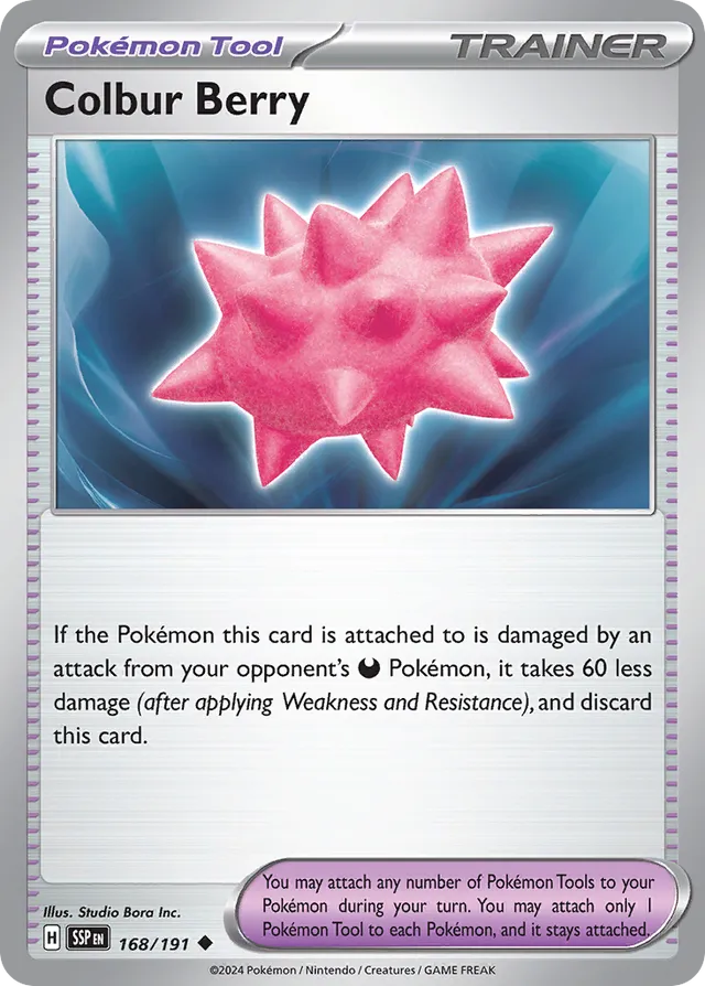 168/191 Colbur Berry SSP Uncommon