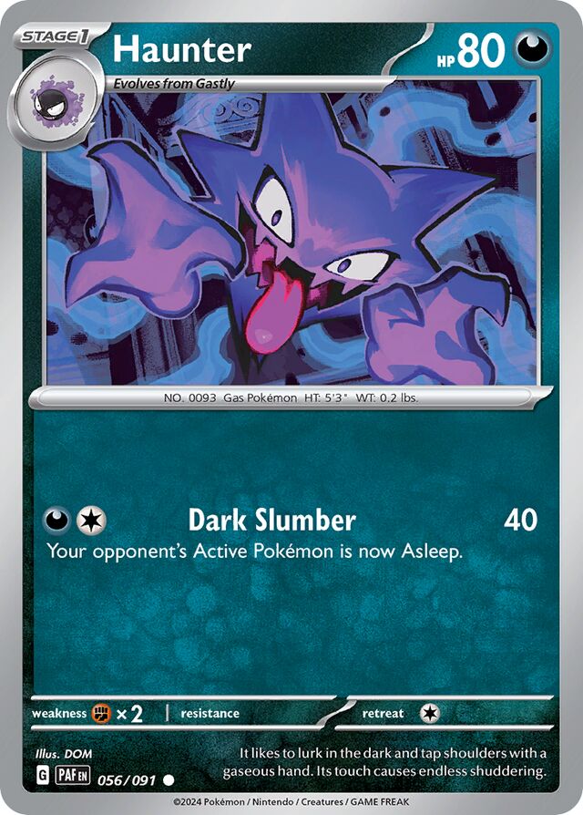 Haunter Paldean Fates 056/091 Common