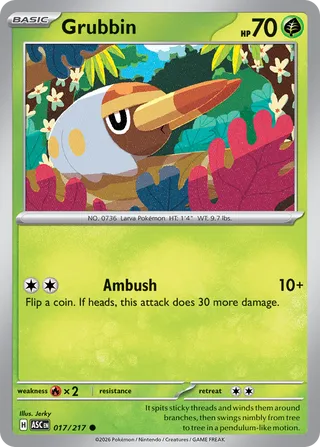 Grubbin (Ascended Heroes 017/217)