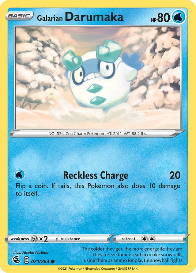 071/264 Galarian Darumaka FST Common