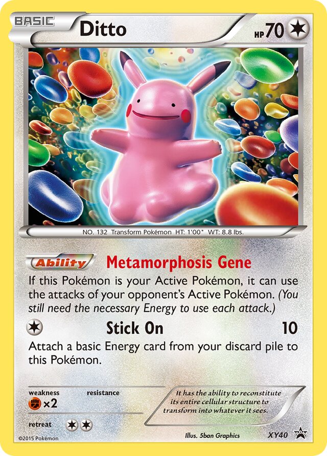 Ditto XY Black Star Promos XY40 PROMO