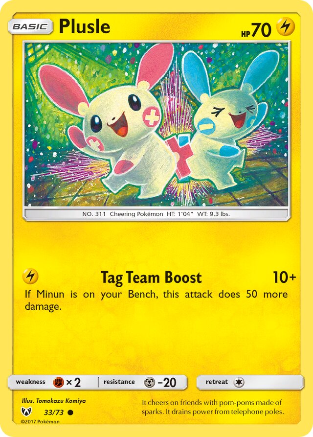 Plusle Shining Legends 33/73 Common