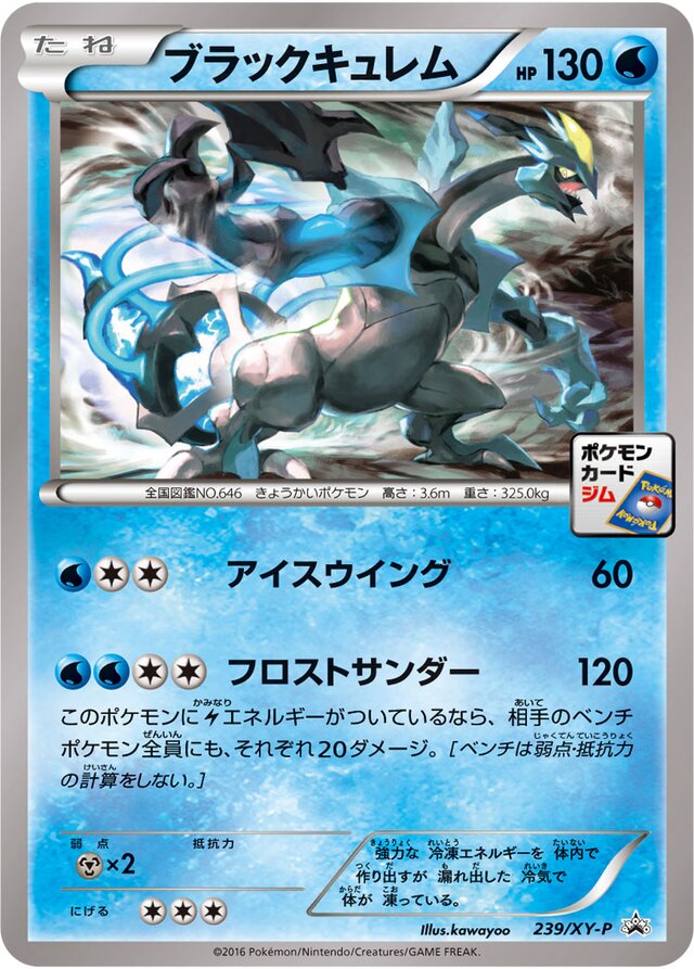 Black Kyuremブラックキュレム XY-P Promotional cards 239/XY-P