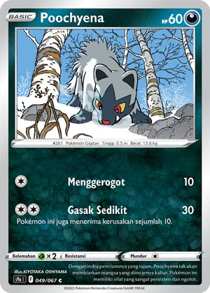 Poochyena (Battle Region 049/067)