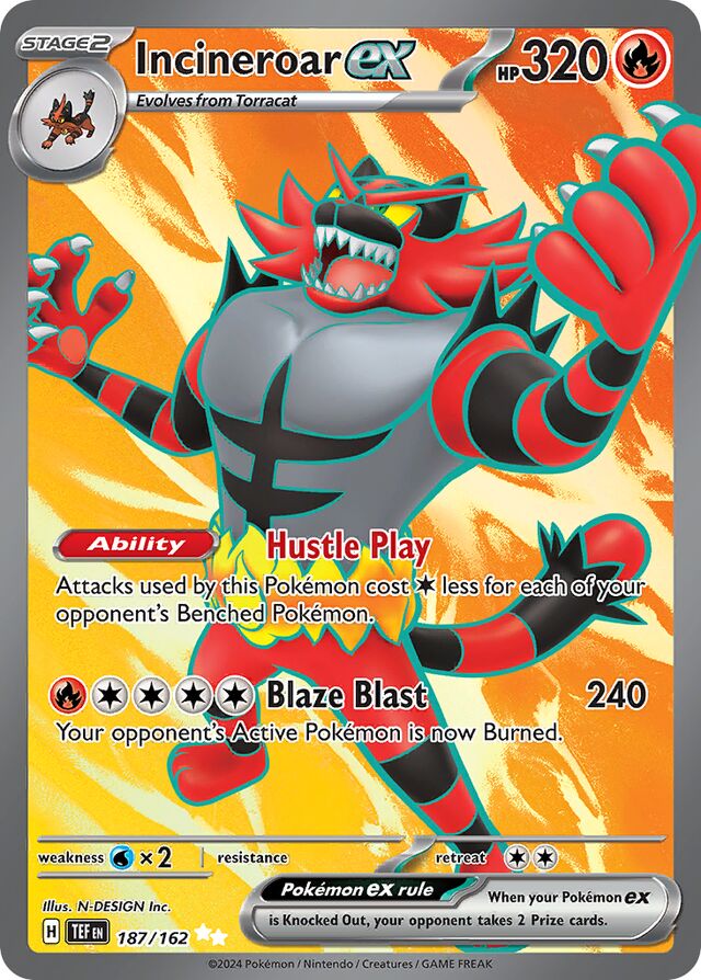 Incineroarex Temporal Forces 187/162 Ultra Rare