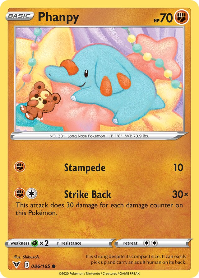 086/185 Phanpy VIV Common