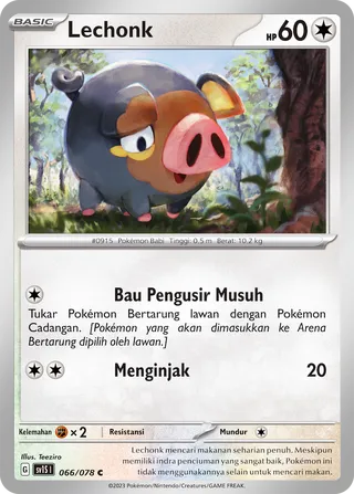 Lechonk (Scarlet ex 066/078)