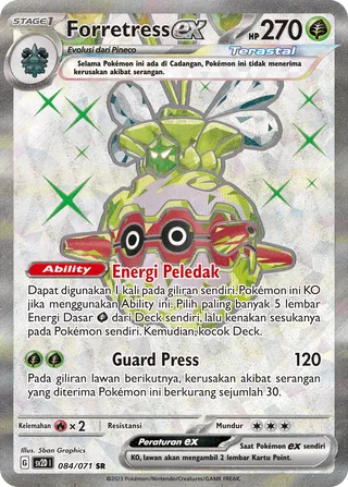 Forretress ex (Clay Burst 084/071)