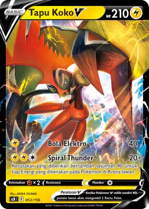 Tapu Koko V (Challenge V Starter Deck 053/156)