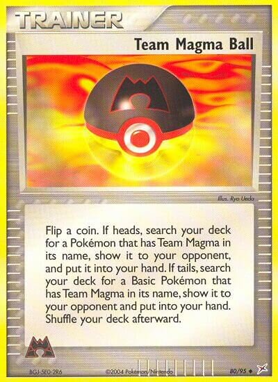 80/95 Team Magma Ball MA Uncommon