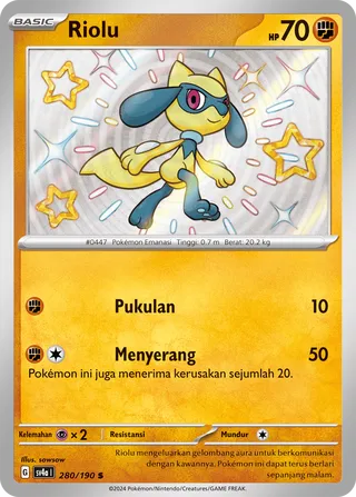 Riolu (Shiny Treasure ex 280/190)