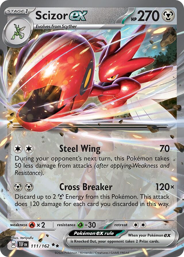 111/162 Scizorex TEF Double Rare