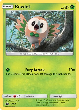 Rowlet (SM Black Star Promos SM01)