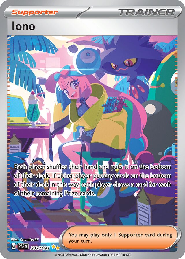 Iono Paldean Fates 237/091 Special Illustration Rare