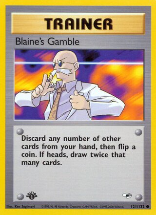 Blaine's Gamble (Gym Heroes 121/132)
