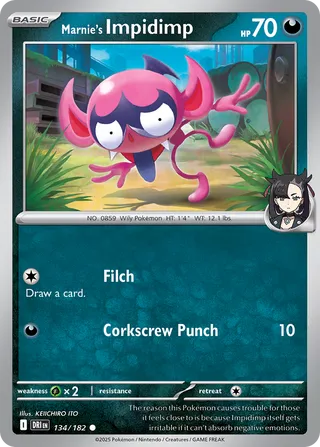 Marnie's Impidimp (Destined Rivals 134/182)