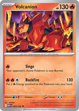 025/132 Volcanion MEG Uncommon