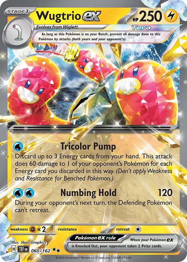 060/162 Wugtrioex TEF Double Rare