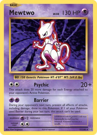 Mewtwo (Evolutions 51/108)