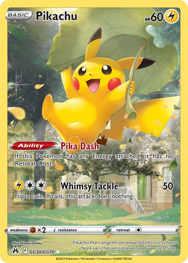 Pikachu Crown Zenith GG30/GG70 GGH