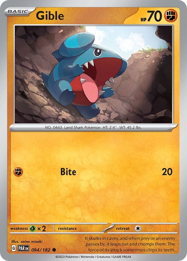 Gible Paradox Rift 094/182 Common