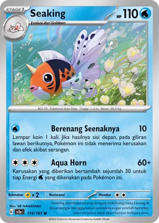 Seaking (Pokémon Card 151 119/165)