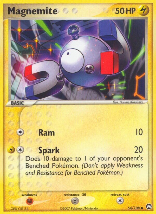 Magnemite 54/108 3 EX POWER KEEPERS COMMON PTCG