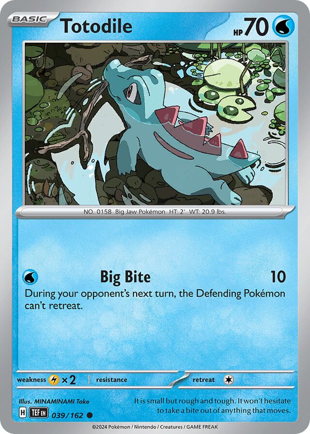 039/162 Totodile TEF Common