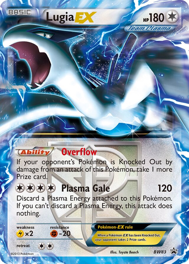 Lugia-EX BW Black Star Promos BW83 PROMO