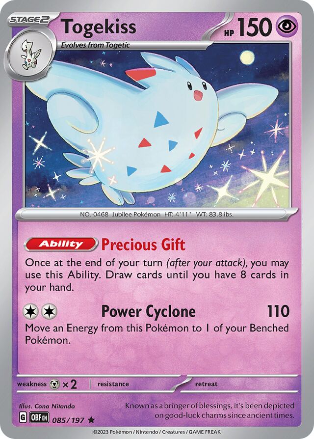 085/197 Togekiss OBF Rare
