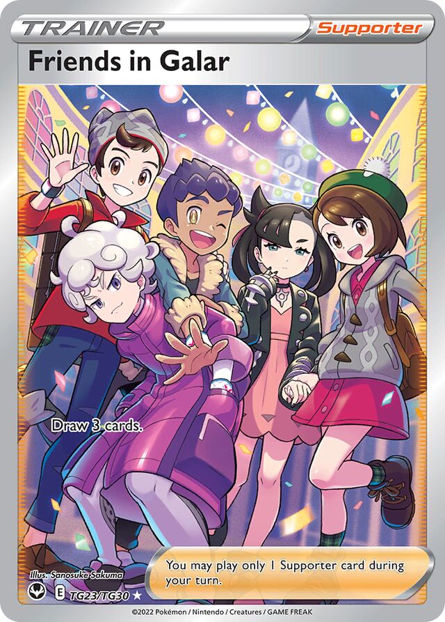 Friends in Galar Silver Tempest TG23/TG30 TGU