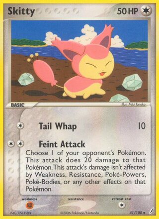 Skitty (EX Crystal Guardians 41/100)