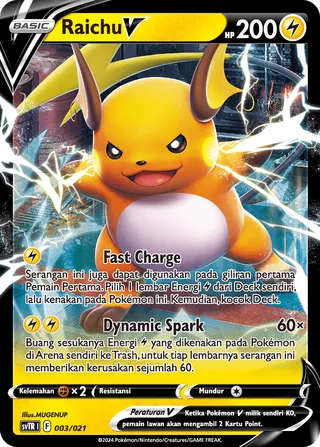 Raichu V (Miraidon ex Tactics Deck 003/021)