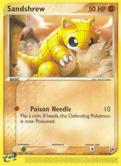 75/100 Sandshrew SS Common